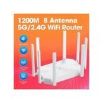 1200M Routeur 5G Double Bande, Amplificateur De Signal Réseau WiFi 8 Antennes