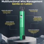 3 in 1 Network Cable Stripper & Organizer, Rotating Wire Straightener, Network Cable Untwist Tool Engineer Wire Straightener for CAT5/CAT6/CAT7 and IT Technicians & Electricians