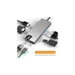 Adaptateur 8-en-1 Type-C Vers HDMI - Gris/Noir