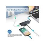 Adaptateur 8-en-1 Type-C Vers HDMI - Gris/Noir