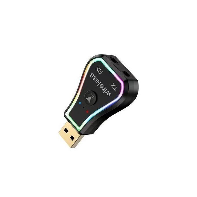 Adaptateur Bluetooth Sans Fil Pour Ordinateur De Voiture Avec Lumières Colorées