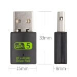 Adaptateur Clé USB Wifi+Bluetooth Sans Fil 5.0 Double Bande