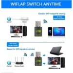 Adaptateur Clé USB Wifi+Bluetooth Sans Fil 5.0 Double Bande