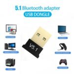 Adaptateur De Transmission Sans Fil Bluetooth 5.1 Pilote Gratuit USB-noir