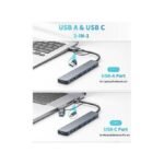 Adaptateur Hub 8 En 1 Usb Type C Micro