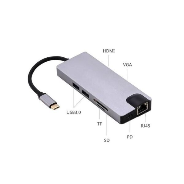 Adaptateur Type C To HDMI 8 En 1