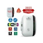 Amplificateur Wi-Fi 2,4 GHz, répéteur Wi-Fi sans fil 300 Mbps, routeur 2,4 GHz, extension de portée Wi-Fi, amplificateur de signal Wi-Fi, adaptateur de carte réseau 802.11N pour...