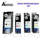 ANTHO Kit De Recharge D'encre 4 Couleurs Pour HP Smart Tank - 500 - 515 - 585 - 581 - 516 Etc