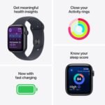 Apple Watch SE 3 [GPS 40mm] Smartwatch with Starlight Aluminum Case with Starlight Sport Band - S/M. Fitness and Sleep Trackers, Heart Rate Monitor, Always-On Display, Water...