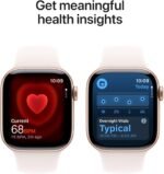 Apple Watch Series 11 [GPS 42mm] Smartwatch with Rose Gold Aluminum Case with Light Blush Sport Band - S/M. Sleep Score, Fitness Tracker, Health Monitoring, Always-On Display,...