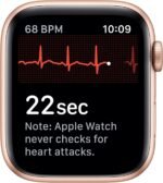 Apple Watch Series 5 (GPS, 40MM) - Gold Aluminum Case with Pink Sand Sport Band (Renewed)