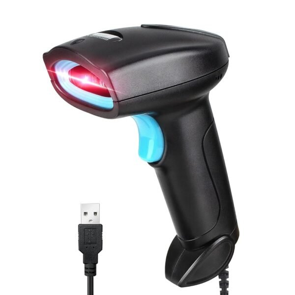 Barcode Scanner USB 1D Wired CCD Barcode Reader Supports Screen Scan Bar Code Scanners for Store, Supermarket, Warehouse-U1