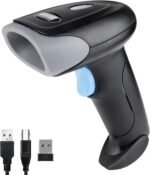 Barcode Scanner USB 1D Wired CCD Barcode Reader Supports Screen Scan Bar Code Scanners for Store, Supermarket, Warehouse-U1