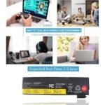 Batterie PC Lenovo Compatible Lenovo 68+ ThinkPad X240 X250 X260 X270 W550 W550s L450 L460 L470 P50s T440 T440s T450 T450s T460 T460p T470p T550 T560 45N1124 45N1125 45N1128...