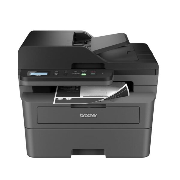 Brother DCP-L2640DW Wireless Compact Monochrome Multi-Function Laser Printer with Copy and Scan, Duplex, Mobile, Black & White | Includes Refresh Subscription Trial(1), Works...