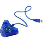 Câble adaptateur de convertisseur USB pour manette de jeu PS2, contrôleur de jeu pour Playstation 2, Avec Deux Ports Sur Console PS3