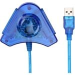 Câble adaptateur de convertisseur USB pour manette de jeu PS2, contrôleur de jeu pour Playstation 2, Avec Deux Ports Sur Console PS3