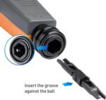 Cable Matters 110 Punch Down Tool with 110 Blade, Ethernet PunchDown Tool, Keystone Punch Down Device for Cat 8/7/6A, Cat 6, Cat5e/5 Network