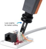 Cable Matters 110 Punch Down Tool with 110 Blade, Ethernet PunchDown Tool, Keystone Punch Down Device for Cat 8/7/6A, Cat 6, Cat5e/5 Network