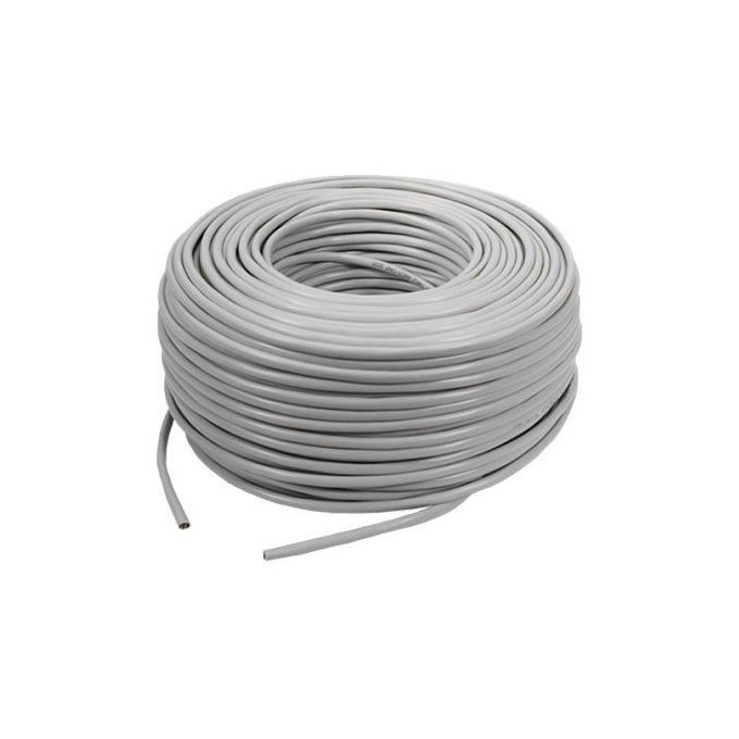 Câble Réseau - FTP CAT6 Blindé-305m - Gris