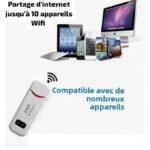 CLÉ INTERNET WIFI 4G LTE UNIVERSELLE