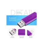 Clé USB 3-en-1 Rotative 128G - Violet