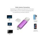 Clé USB 3-en-1 Rotative 128G - Violet