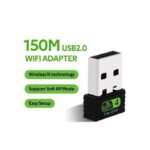Clé Wifi - Adaptateur Usb Nano 150 Mbps - Noir