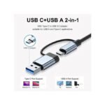 Concentrateur USB 3.0 7 En 1, Répartiteur De Type-C2.0, Adaptateur, Station D'accueil à Double Tête