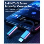 Connecteur Câble tissé Adaptateur Iphone IOS vers Audio Jack 3,5mm - Téléphone / Tablette - écouteur casque