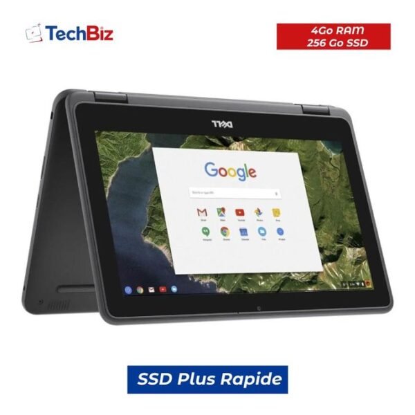 DELL Mini 3189 X360 - Dual Core - 4GB RAM - 256GB SSD - Écran 11 Pouces Tactile - Windows 10