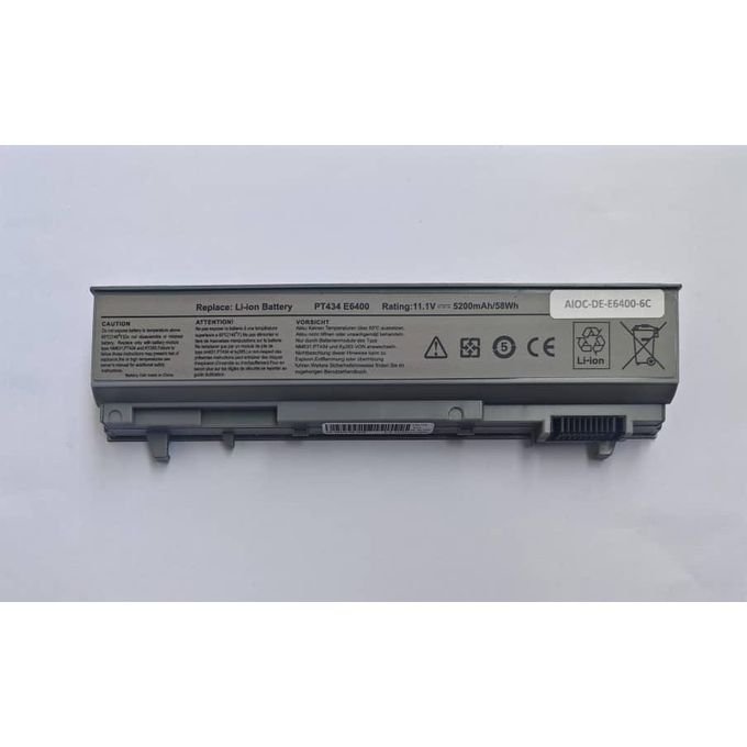 DELL PT434 WG351 Batterie Compatible DELL Latitude E6400 E6410 E6500 E6510 M4400 M4500 PT434 W1193 / GRISE