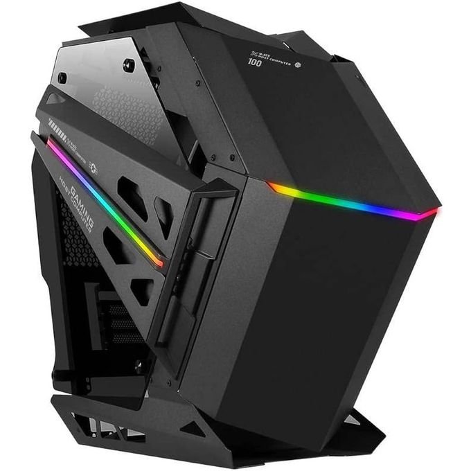 Desk1 Boitier Gamer Soul Battleship - 6 FANS - Noir