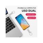 EAGEAT Clé USB 3.0 128GB - Métal OTG Micro USB Type-C