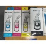 Encre d'imprimante compatible Canon pixma couleur rouge-jaune-bleu-noir