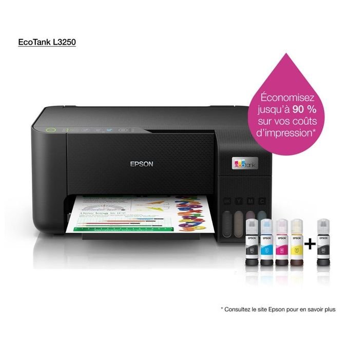 Epson EcoTank L3250 Imprimante multifonction à réservoirs rechargeables