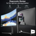 Gm Écran PC de jeu incurvé ultra-large 34 pouces 4K Gaming 165Hz