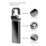 GtyGo Clé USB OTG 128 Go USB3.0 Adaptateur Type C 3 unités en 1 ensemble