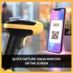 Handheld USB 1D 2D Barcode Scanner Reader for Computers, NetumScan Handheld Wired Automatic QR Bar Code Scanners for Mobile Payment, Store, Supermarket, Warehouse