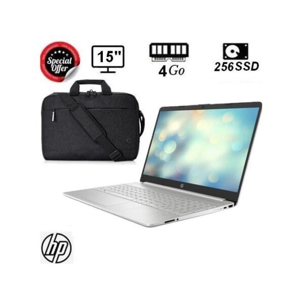 Hp 15fd-0295NK - INTEL DUALCORE - 4 GB / 256 GB SSD - WINDOWS 11 - SACOCHE OFFERT