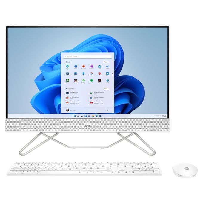 Hp ALL IN ONE HP (24-cb1007nk) CORE I5-1235U - 8GB RAM / SSD 512GB SSD - Ecran 23.8" FHD - WHITE