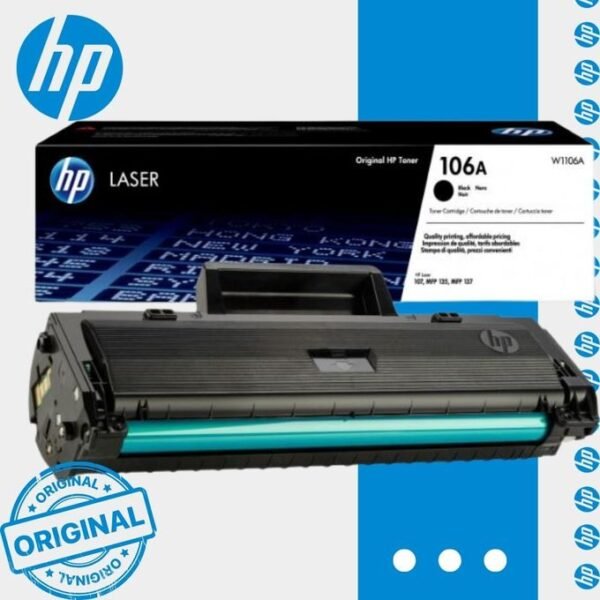 Hp Cartouche De Toner Laser 106A - W1106A - 1000 Pages - Black