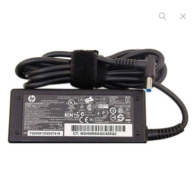 Hp CHARGEUR HP 19.5V 3.33A BOUT BLEU 65W 4.5mm X 3.0mm(4530) - NOIR