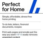 HP DeskJet 2827e Wireless All-in-One Color Inkjet Printer, Scanner, Copier, Best-for-Home, 3 Month Instant Ink Trial Included, AI-Enabled (6W7F5A)