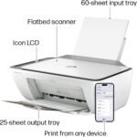 HP DeskJet 2855e Wireless All-in-One Color Inkjet Printer, Scanner, Copier, Best-for-home, 3 month Instant Ink trial included, AI-enabled (588S5A)