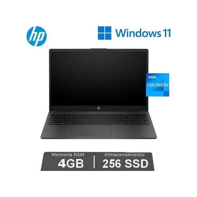 Hp - DUAL CORE - 4GB RAM / 256 GB SSD - ECRAN 15.6 " - NOIR - WINDOWS 11