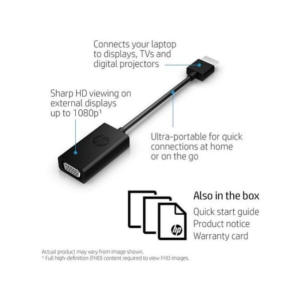 Hp HDMI To VGA Adapter