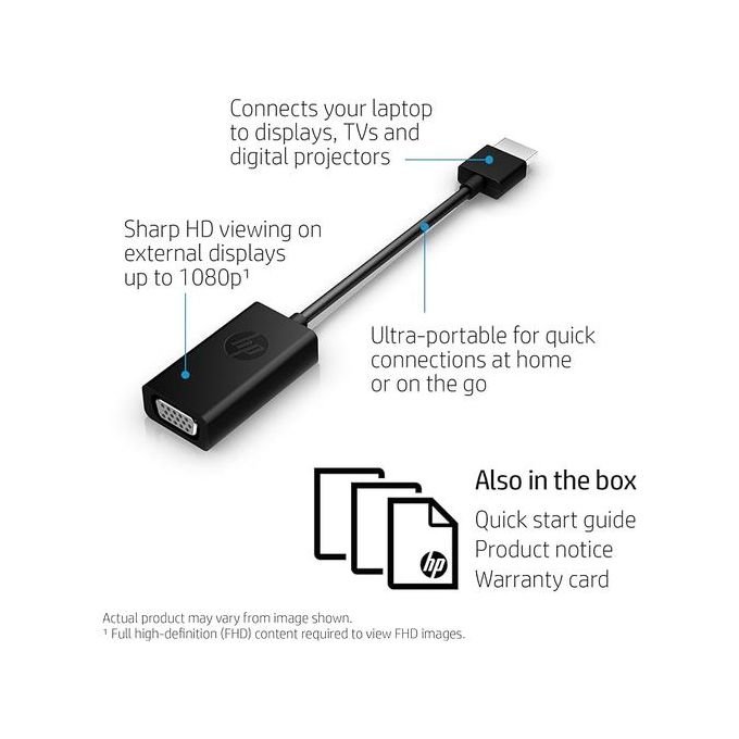 Hp HDMI To VGA Adapter