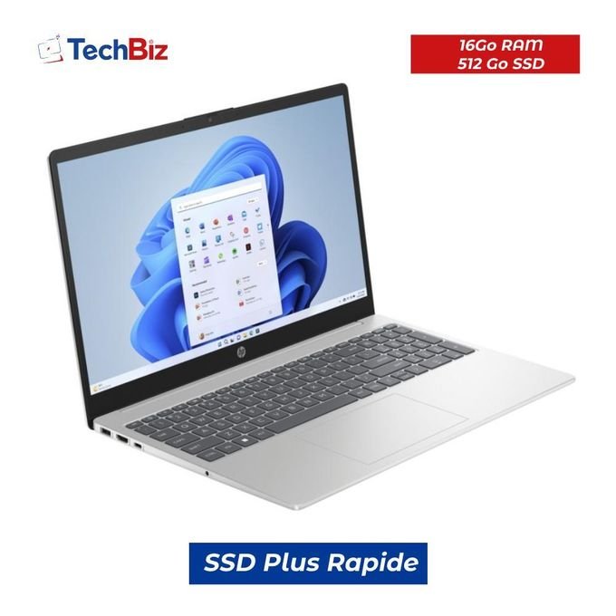 Hp Laptop 15-fd0131wm - Intel Core I3-N305 (13th GEN) - 16GB RAM - 512GB SSD - Écran 15 Pouces - Windows 11 - Garantie 12 Mois