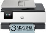 HP OfficeJet Pro 8125e Wireless All-in-One Color Inkjet Printer, Print, scan, Copy, ADF, Duplex Printing Best-for-Home Office, 3 Month Instant Ink Trial Included, AI-Enabled...